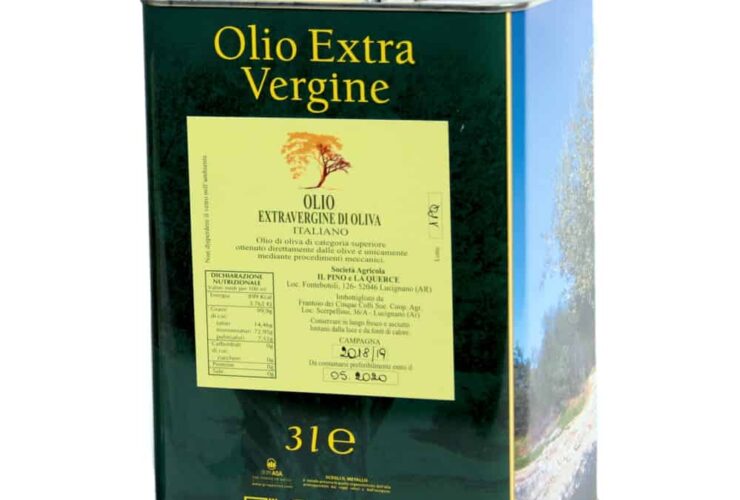 latta di olio