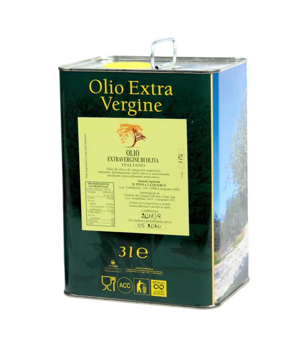 latta di olio